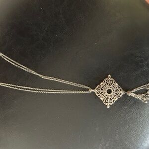 Brighton Silver Filigree Necklace